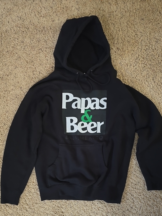 Other - Black Hoodie Papas & Beer Listed MENS/WOMENS